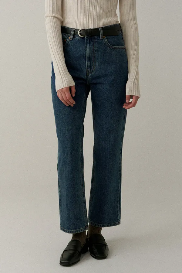 classic cropped jeans (classic blue)