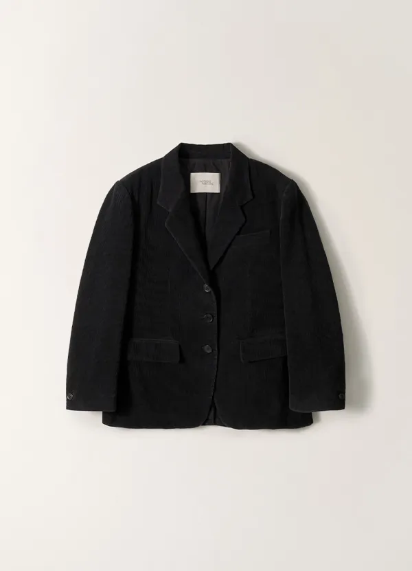 Corduroy Vintage Jacket (Black)