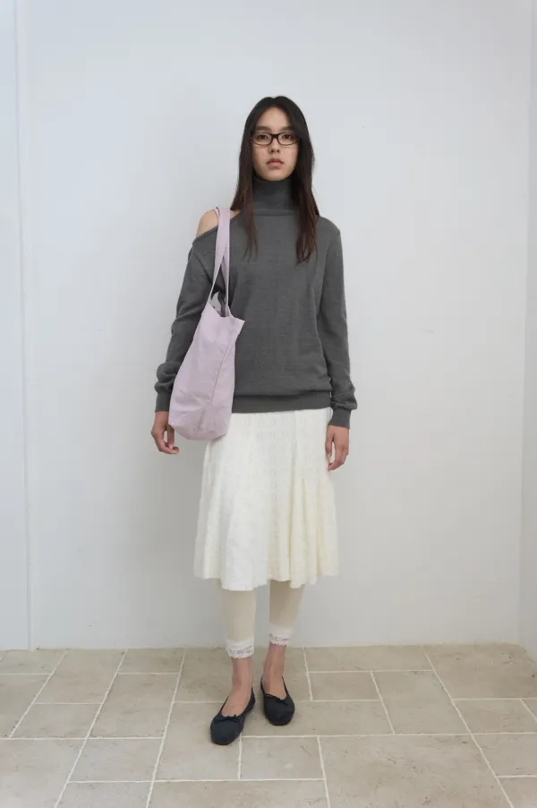 ROSE PATCH ECO BAG_LAVENDER