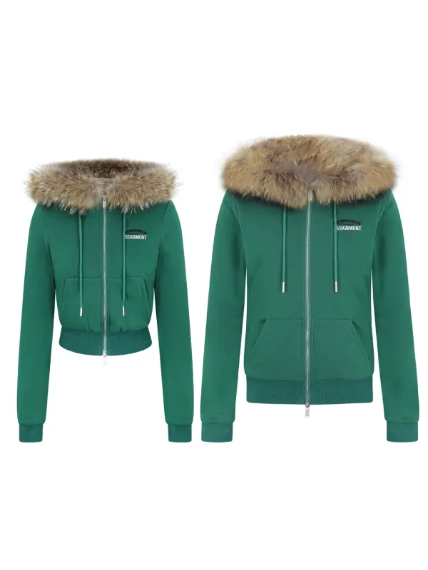 2025 Wolf Joe Hoodie In Green