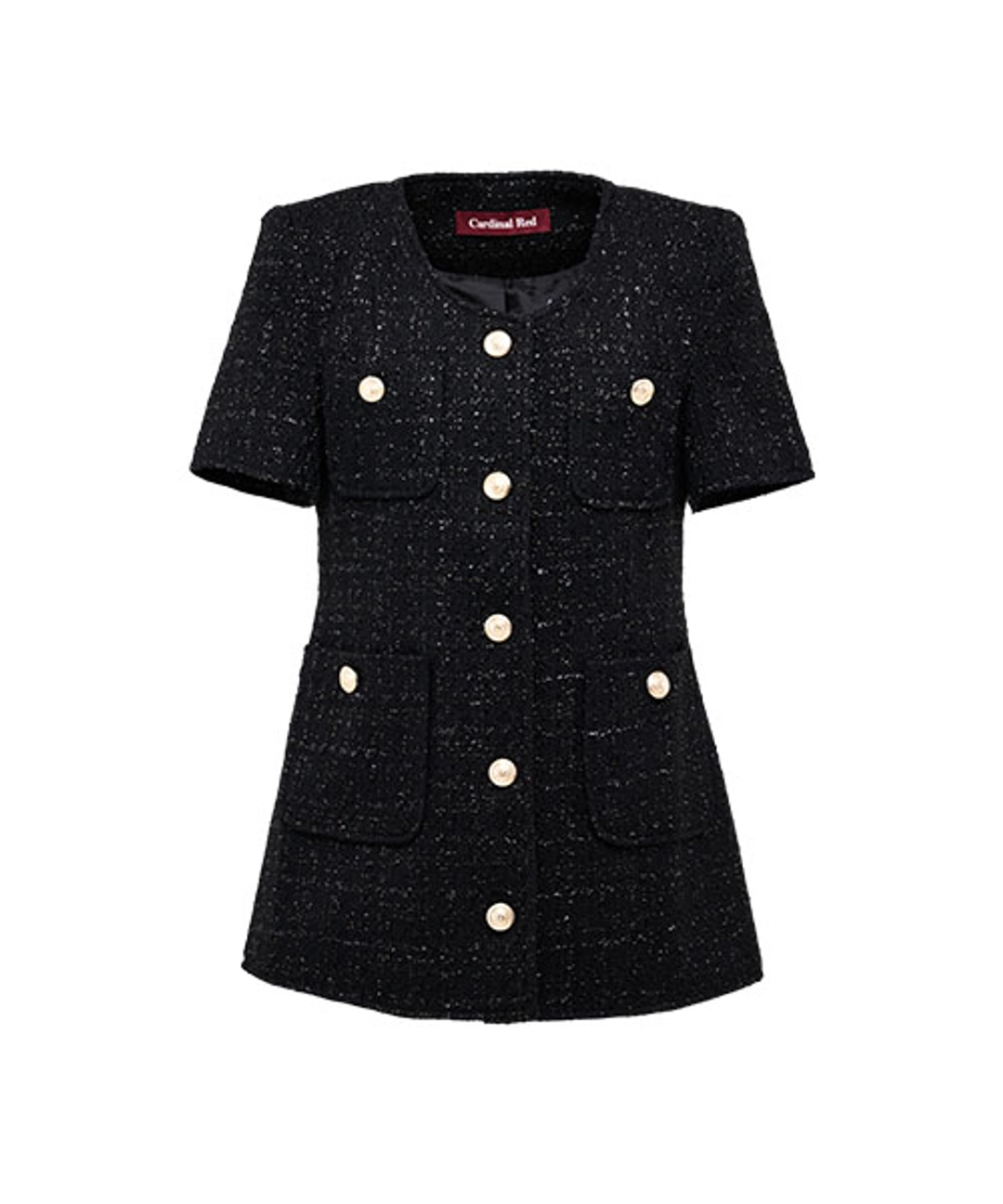 카디날레드 Half Tweed jacket black 상품 이미지 1