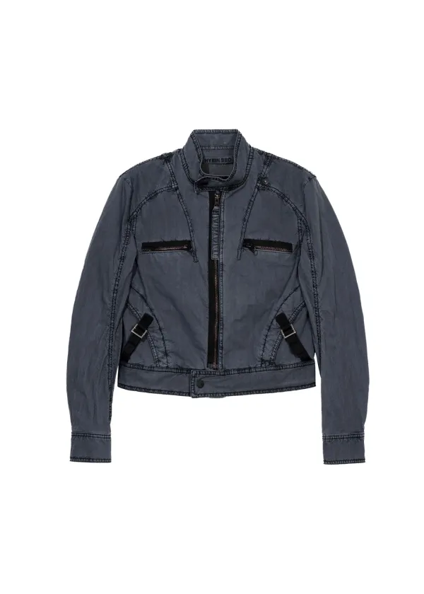 Dyed Moto Jacket