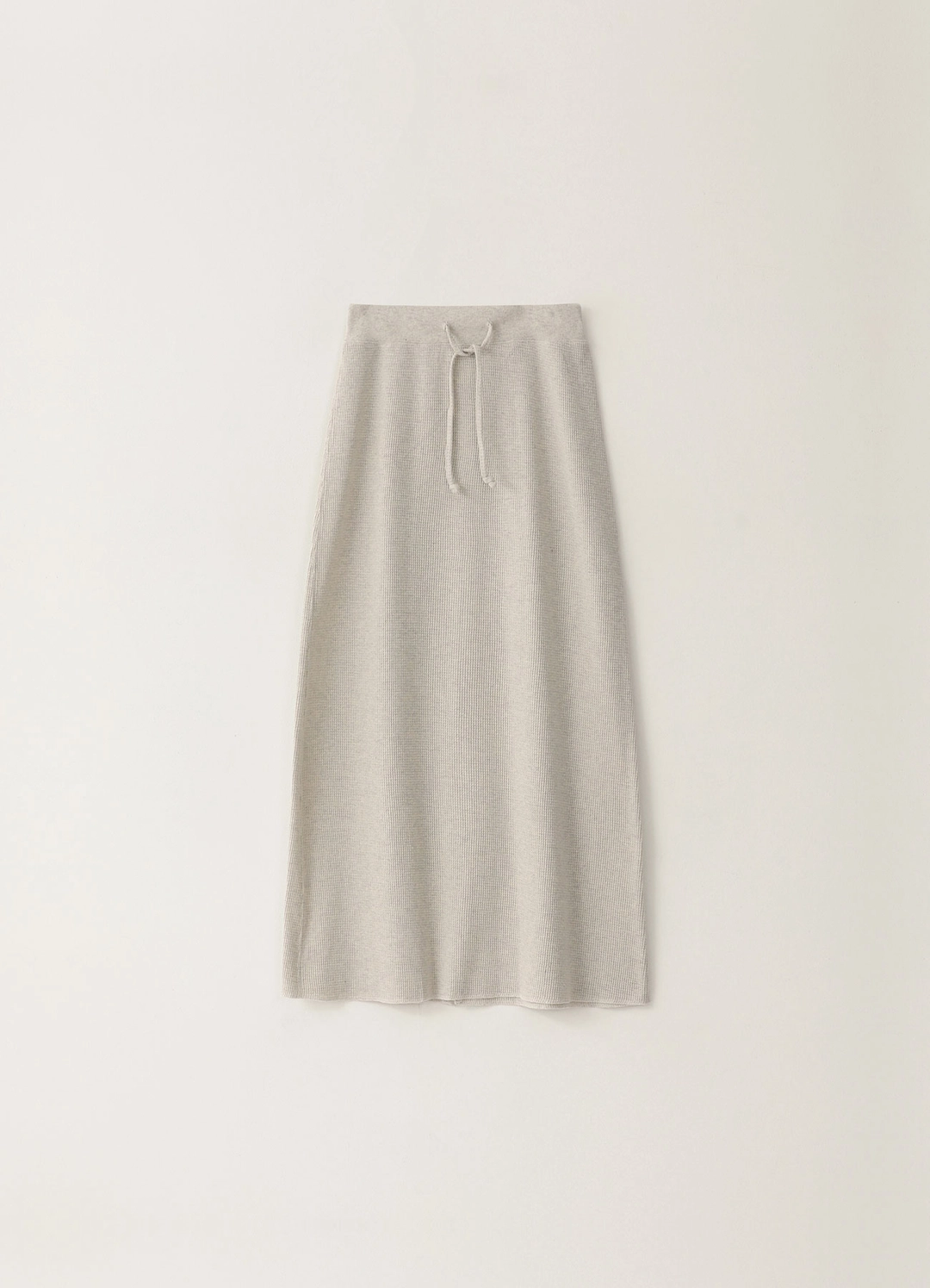 페블엠 10TH / Waffle Maxi Skirt - Oatmeal 상품 이미지 1