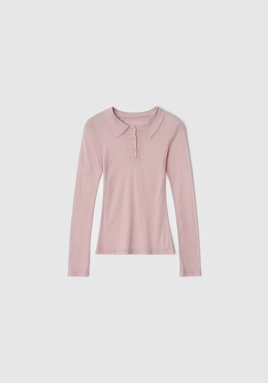 이브세이지 [1차 리오더] Seethrough polo tee (Pink) 상품 이미지 1
