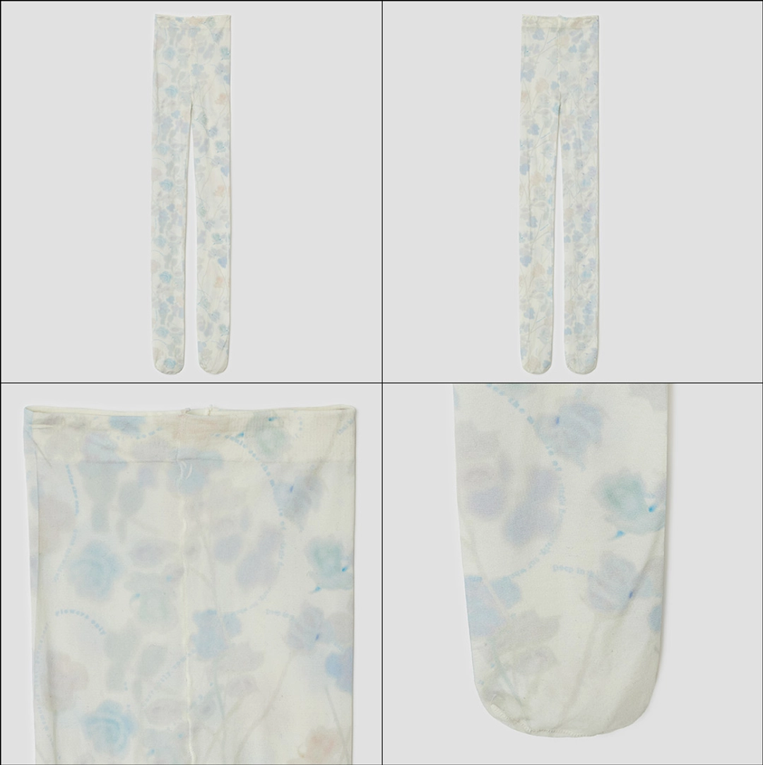 타입서비스 Hazy Petal Tights [White] 상품 이미지 2