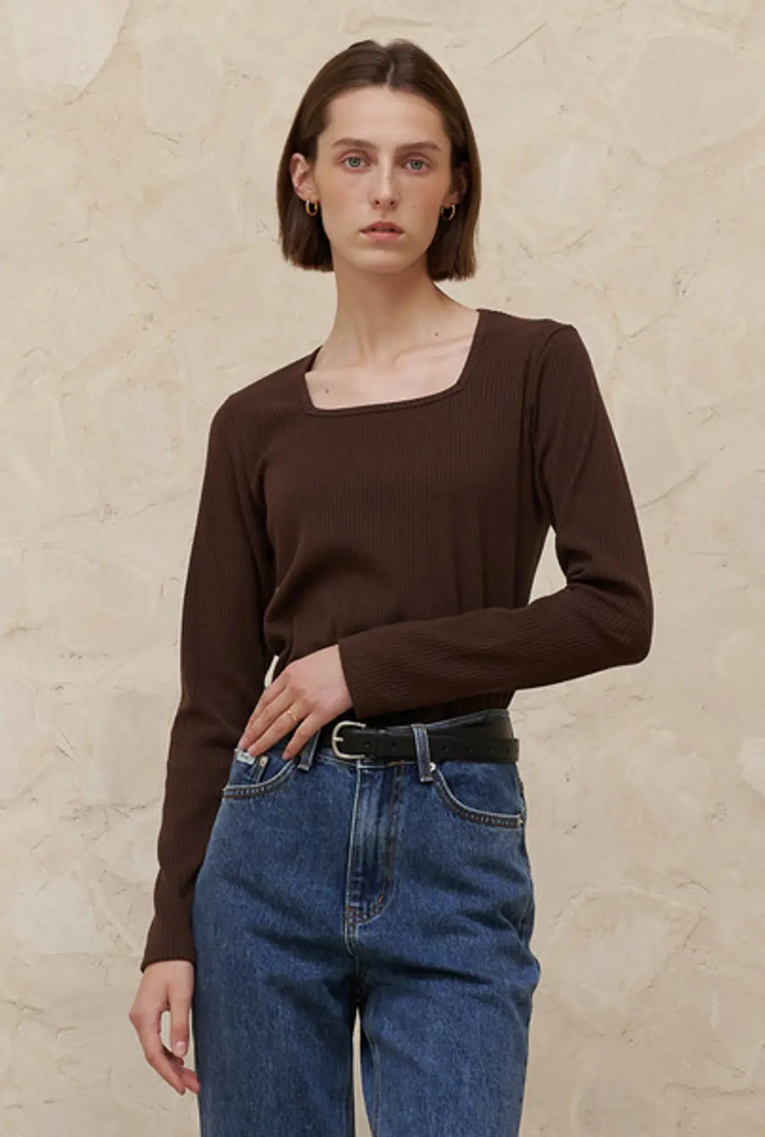 어몽 A STRAIGHT DENIM PANTS_BLUE 상품 이미지 3