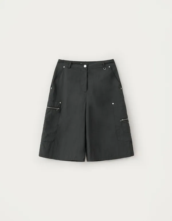 Zest Bermuda Pants - Charcoal