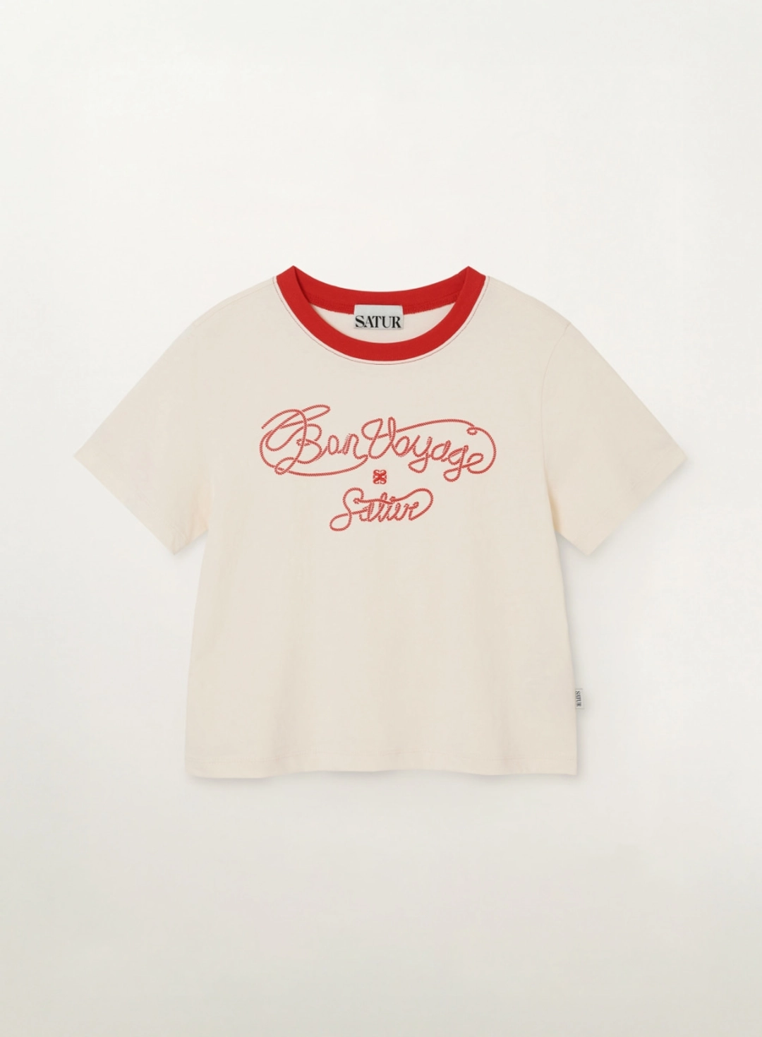세터 (W) New Bon Voyage Graphic T-Shirt - Cream 상품 이미지 1