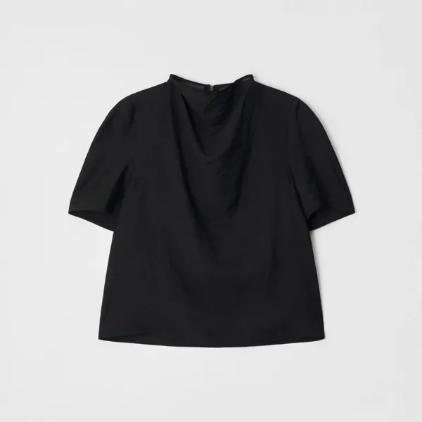 Roraine Mock Neck Blouse_2Color