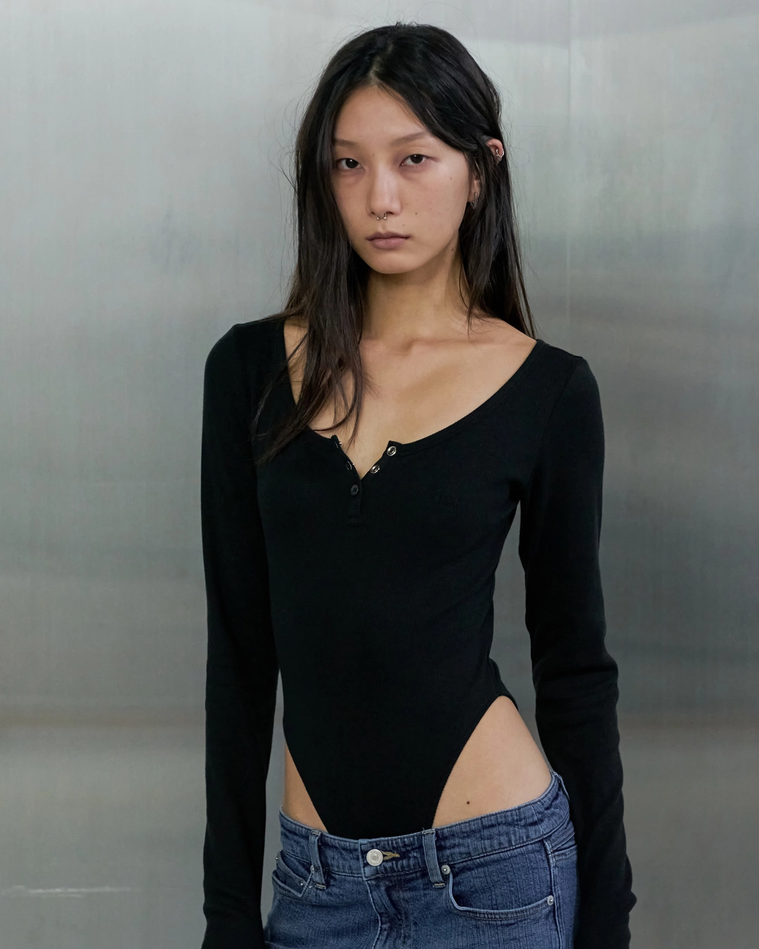 오데스 SHAPING BODY SUIT - BLACK 상품 이미지 1