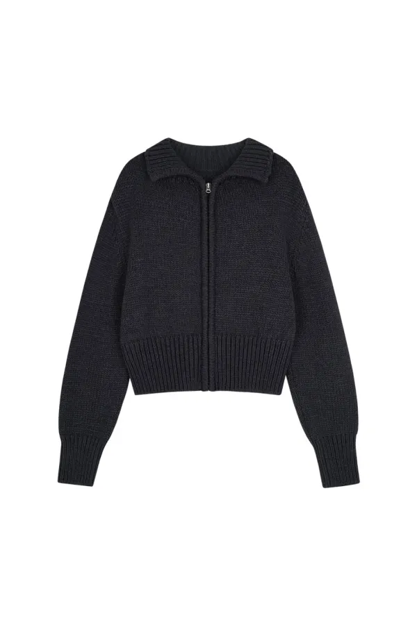 [2nd] Betty Knit Zip-up