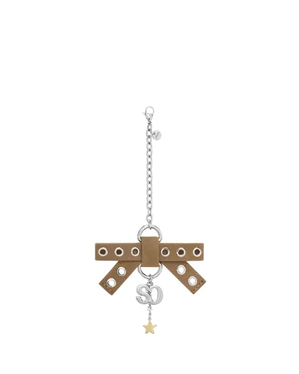 Bow Charm Keyring · 보우 참 키링 / 카멜
