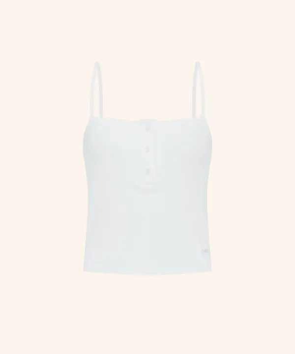Letters Lace Sleeveless ( Ivory )
