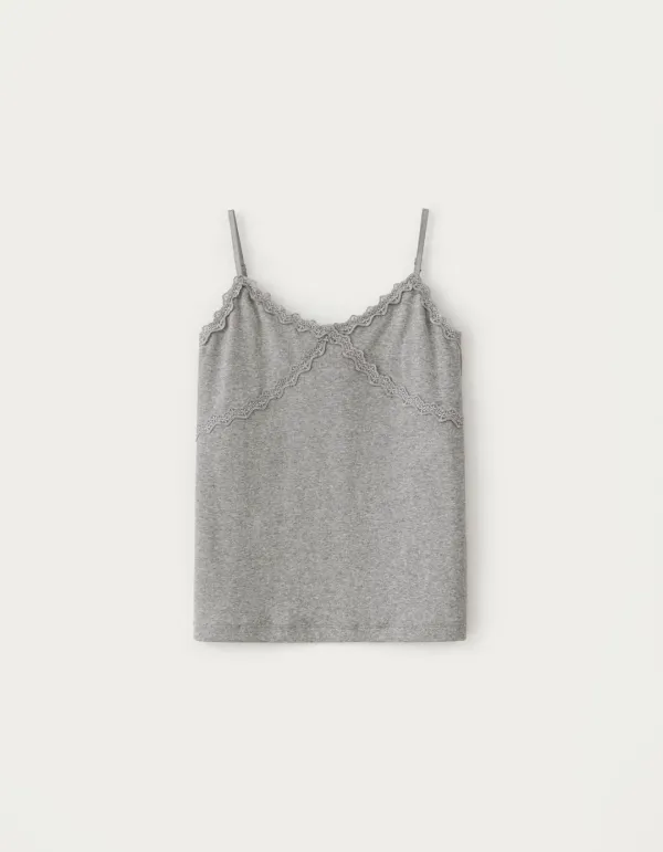 Voe Lace Sleeveless - Grey