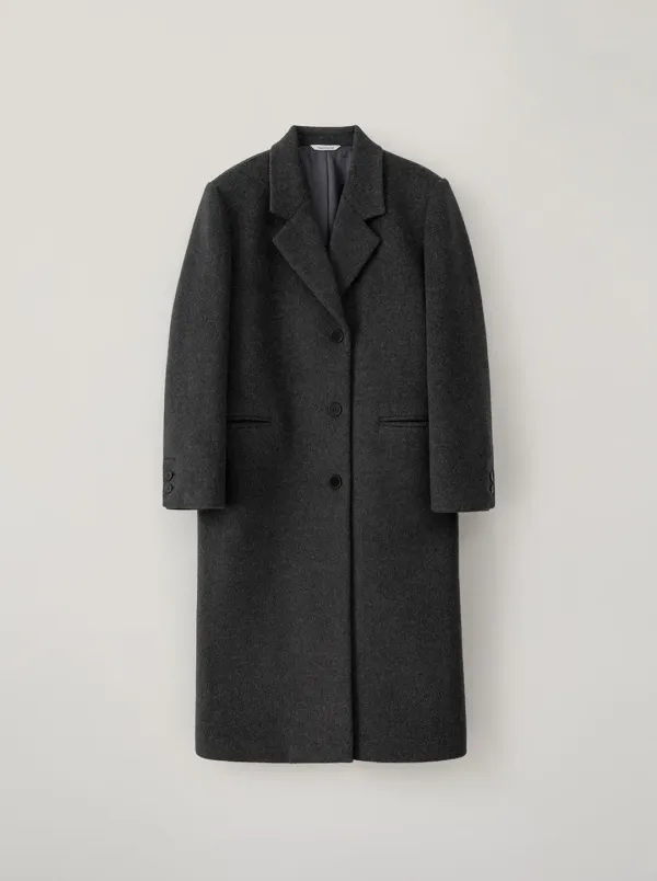 TAILORED SINGLE COAT_CHARCOAL