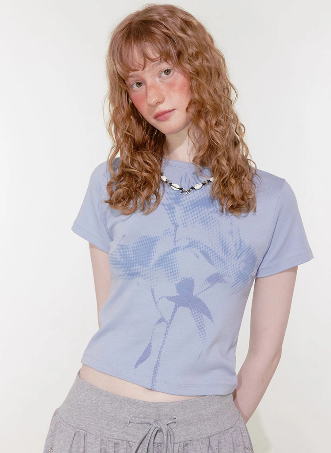 루루서울 [2차] Lily T-Shirt (Blue) 상품 이미지 2