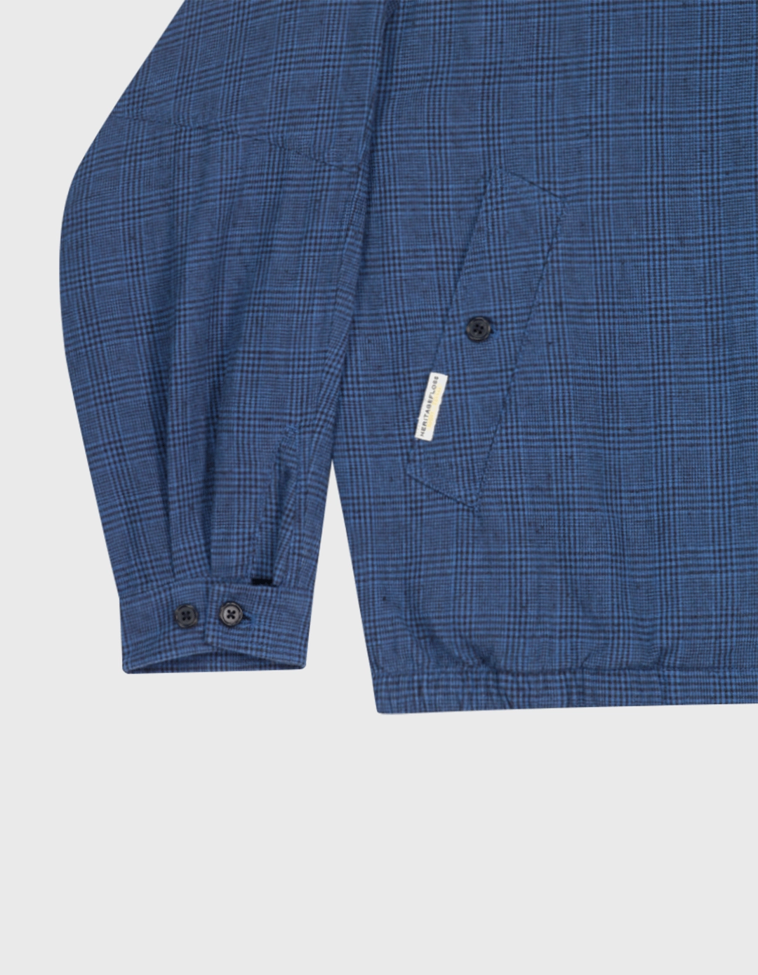 헤리티지플로스 CREST WASHED CHECK BLOUSON JACKET / Blue 상품 이미지 3