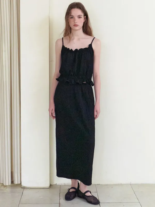 Textured Embo Set, Black