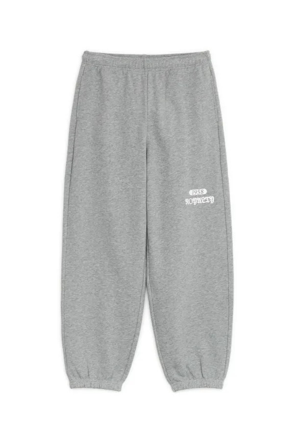 RAW SWEATPANTS, MELANGE GRAY