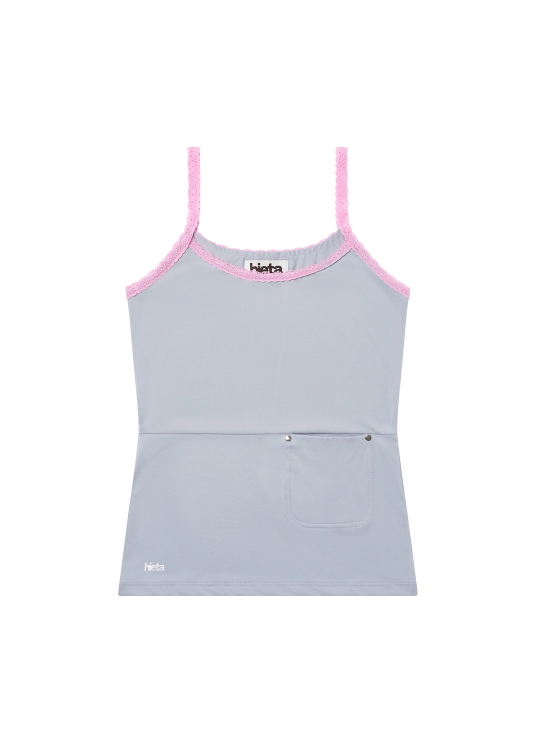 히에타 Pocket Lace Cami / Grey 상품 이미지 1