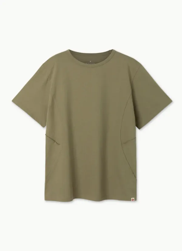 Circle short sleeve (For Men)_Khaki