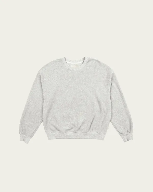 (6차) Finn Waffle Sweatshirt - Melange Gray