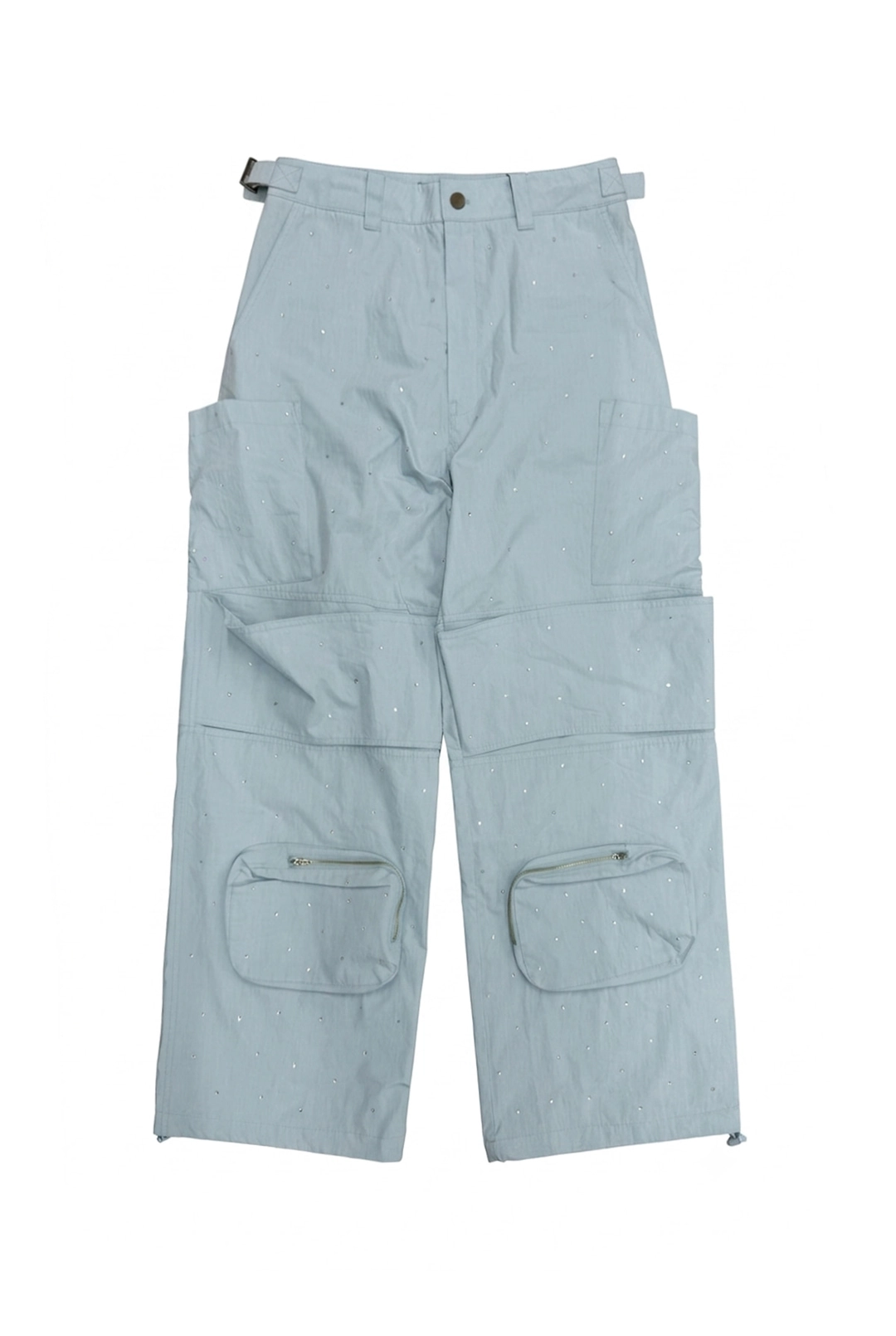와이이이엘 (REMIX) WIDE CARGO TROUSERS BLUE 상품 이미지 1