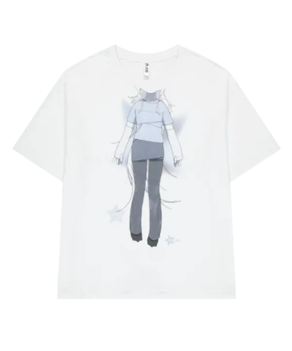 OJOS x NOITOW SHU Portrait T-shirt / White