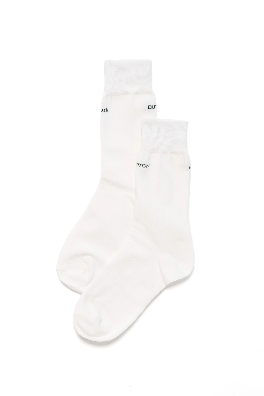 푸쉬버튼 SS26 WHITE LOGO JACQUARD SOCKS 상품 이미지 1