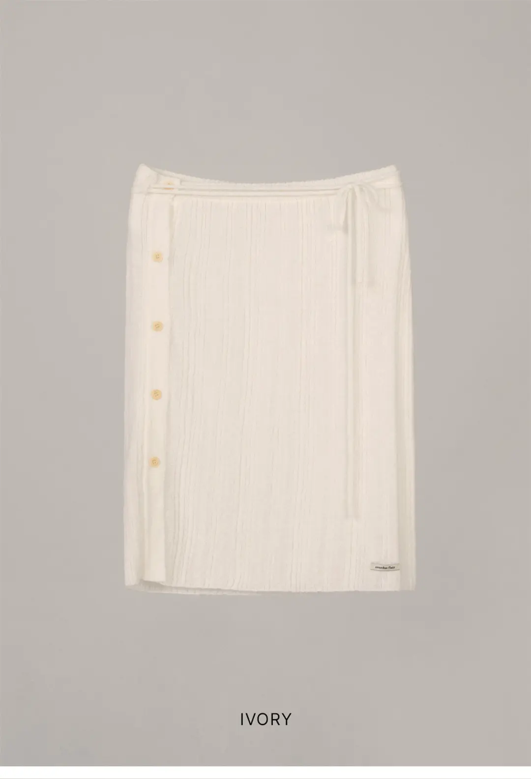 오버듀플레어 MOHAIR WRAP KNIT SKIRT_IVORY 상품 이미지 3