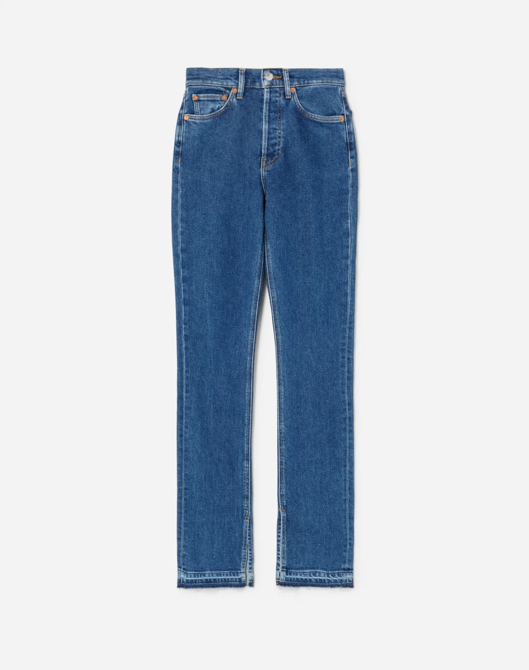 리던 Comfort Stretch High Rise Skinny Boot - Western Rinse 상품 이미지 1
