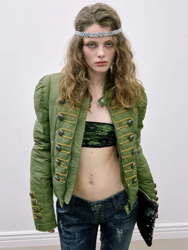Napoleon Puffer Jacket Khaki