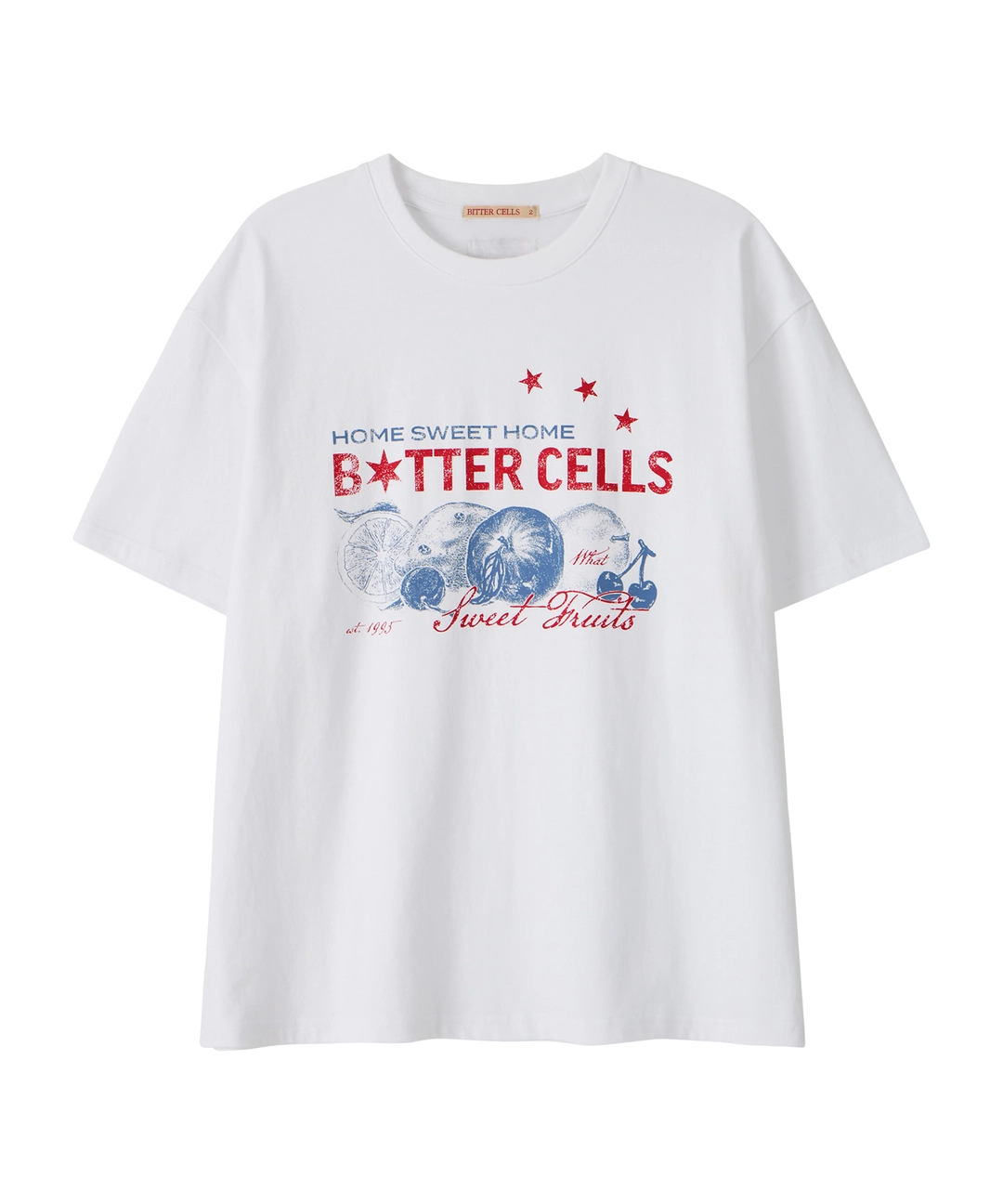 비터셀즈 Zesty Fruits Tee-White 상품 이미지 1
