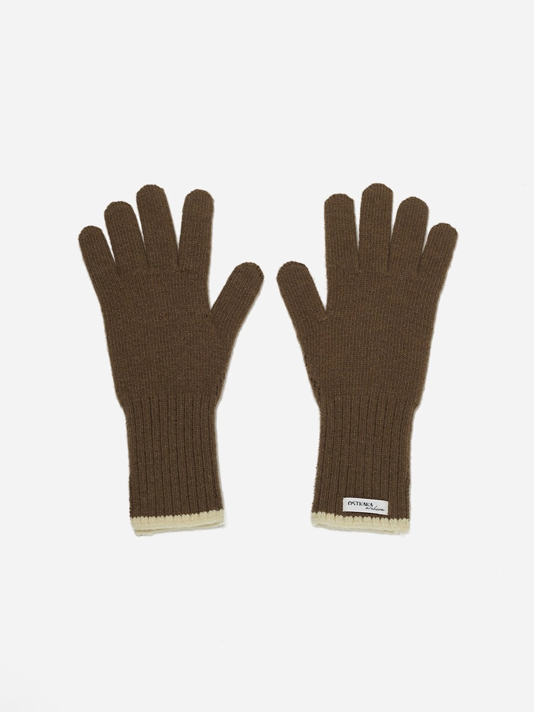 오스트카카 Coloration Knit Gloves Brown 상품 이미지 2
