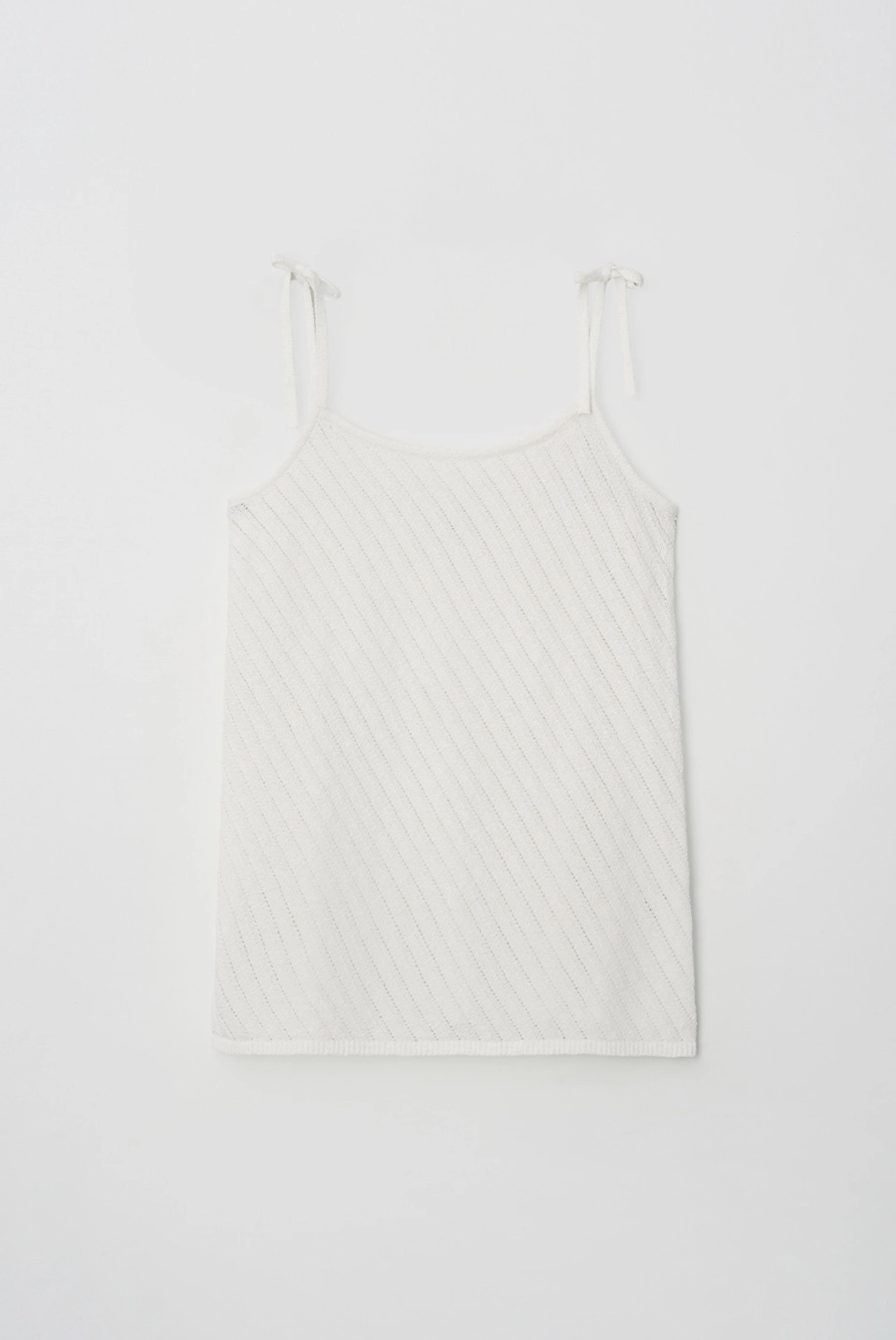 브렌다 브렌든 oblique summer knit - white 상품 이미지 1
