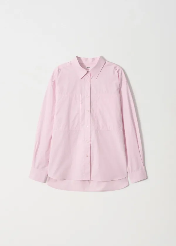 [2nd] Wide Pocket Shirt_Pink