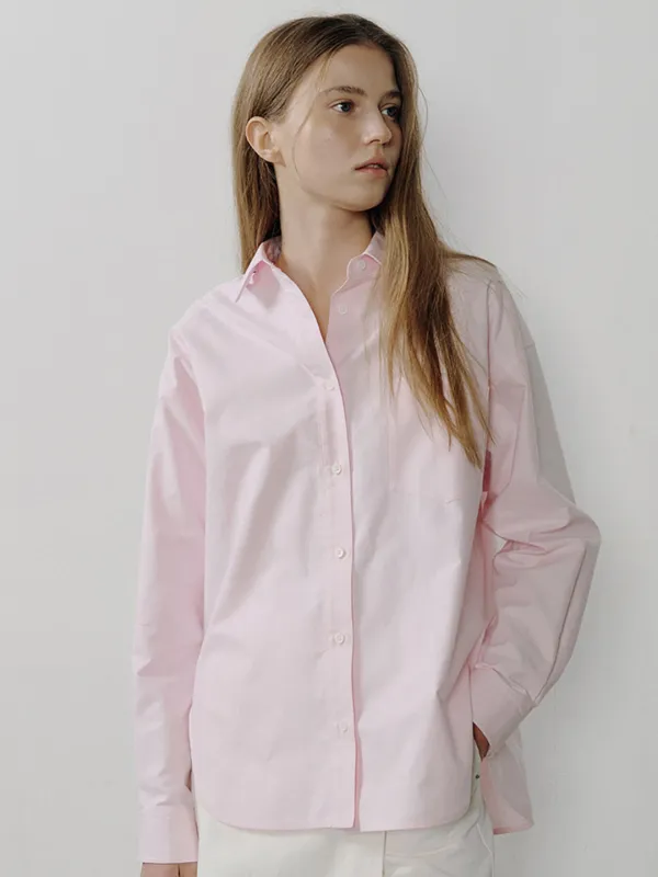CURVED OXFORD SHIRTS_3COLOR