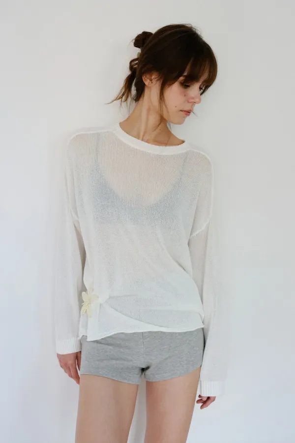 Paper Boxy Knit_Ivory