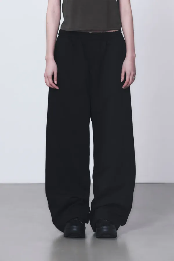 TMB Square Logo Sweat Pants [ Black ]