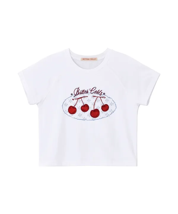 Scarlet Tee-White