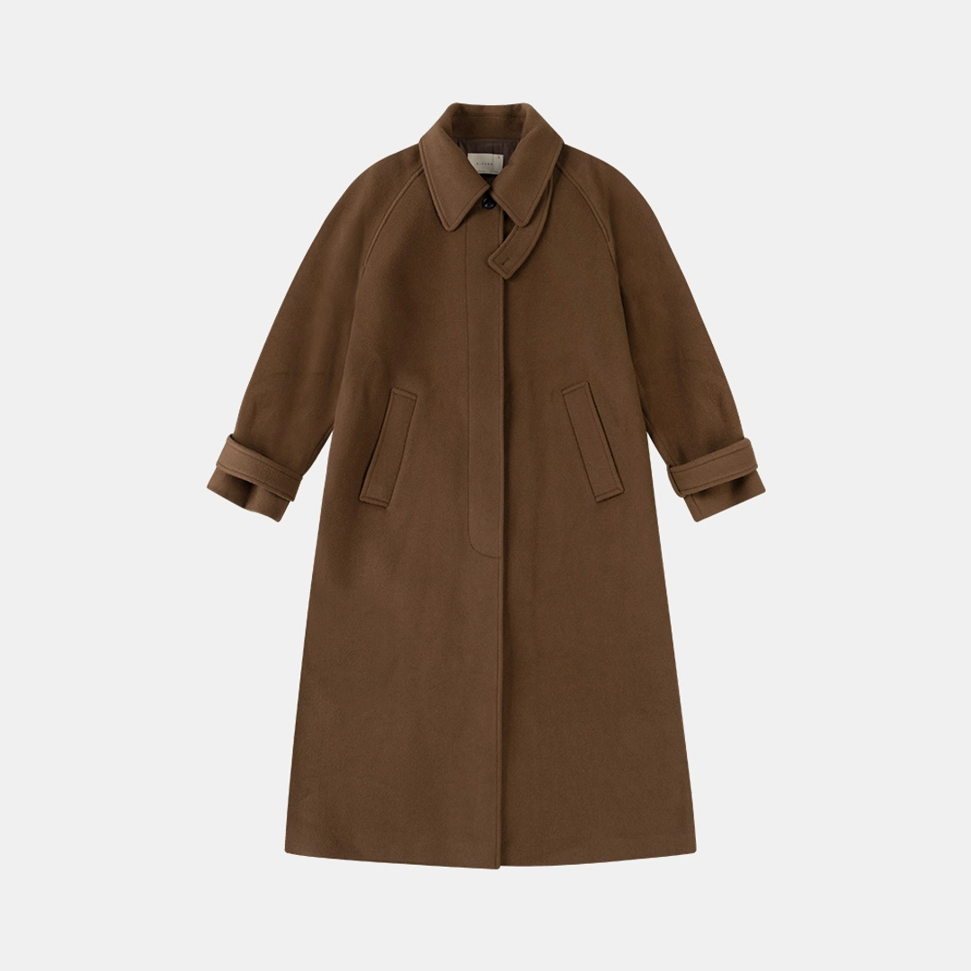 시야쥬 SIOT4128 캐시미어 블렌드 발마칸 코트_Brown 상품 이미지 1