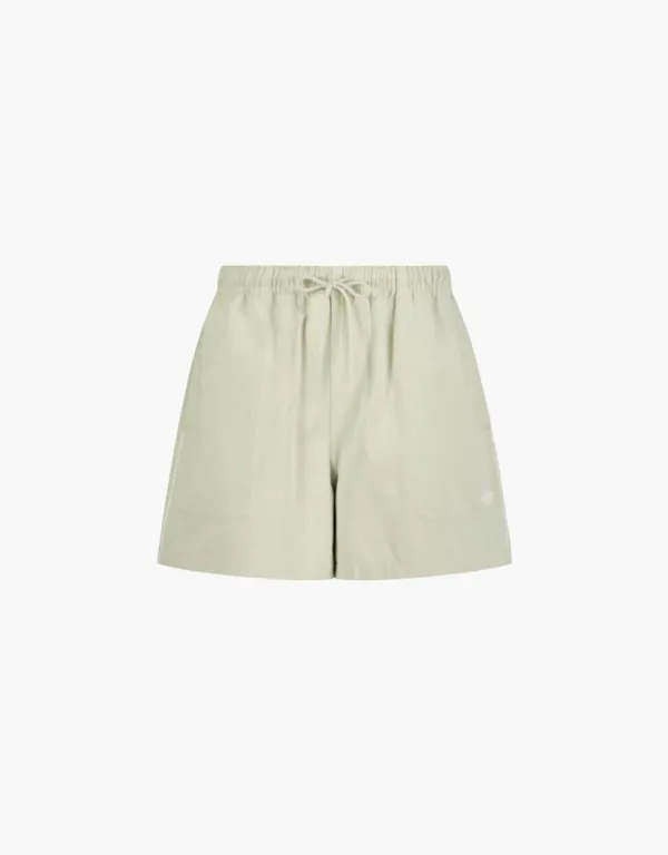 cotton banding shorts - beige