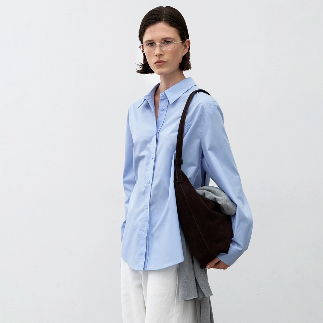아뜰리에 나인 (Z-BL-4203)ESSENTIAL STANDARD CLASSIC SHIRT 상품 이미지 2