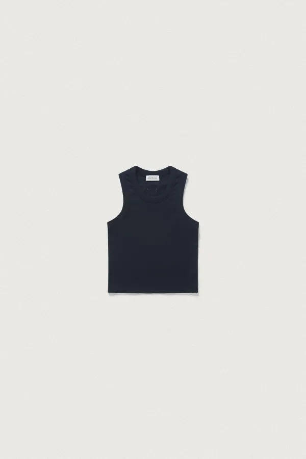 ERGO LINE SLEEVELESS T [NAVY]