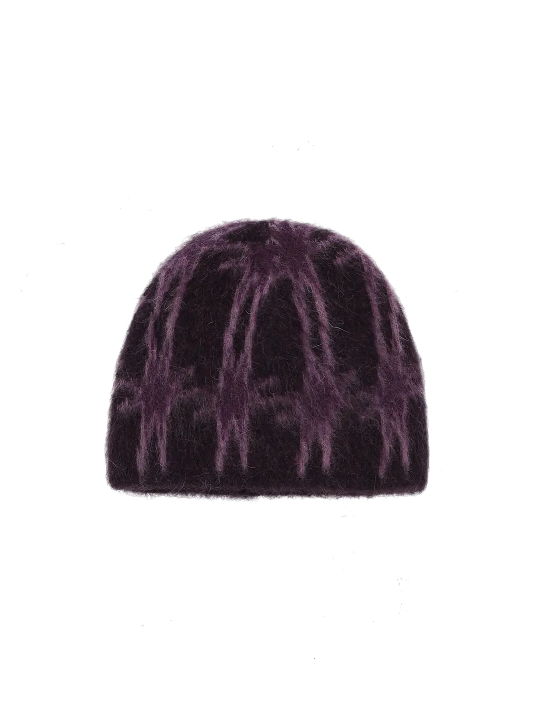 코스트퍼킬로 STAR CHECKED ANGORA BEANIE PURPLE 상품 이미지 2