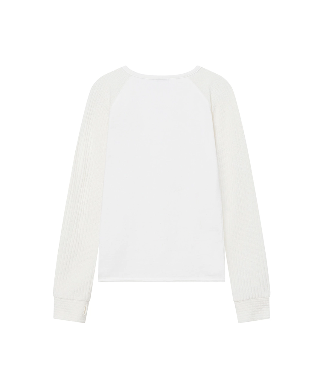 미세키서울 Raglan knit long sleeve WHITE 상품 이미지 2