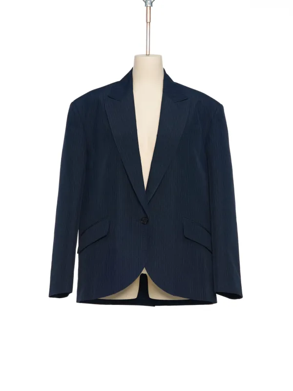 PF25 NAVY WIDE SINGLE JACKET