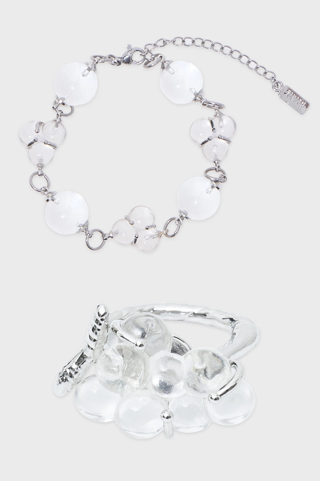 시눈 Clear Grape SET (Bracelet & Ring) 상품 이미지 1