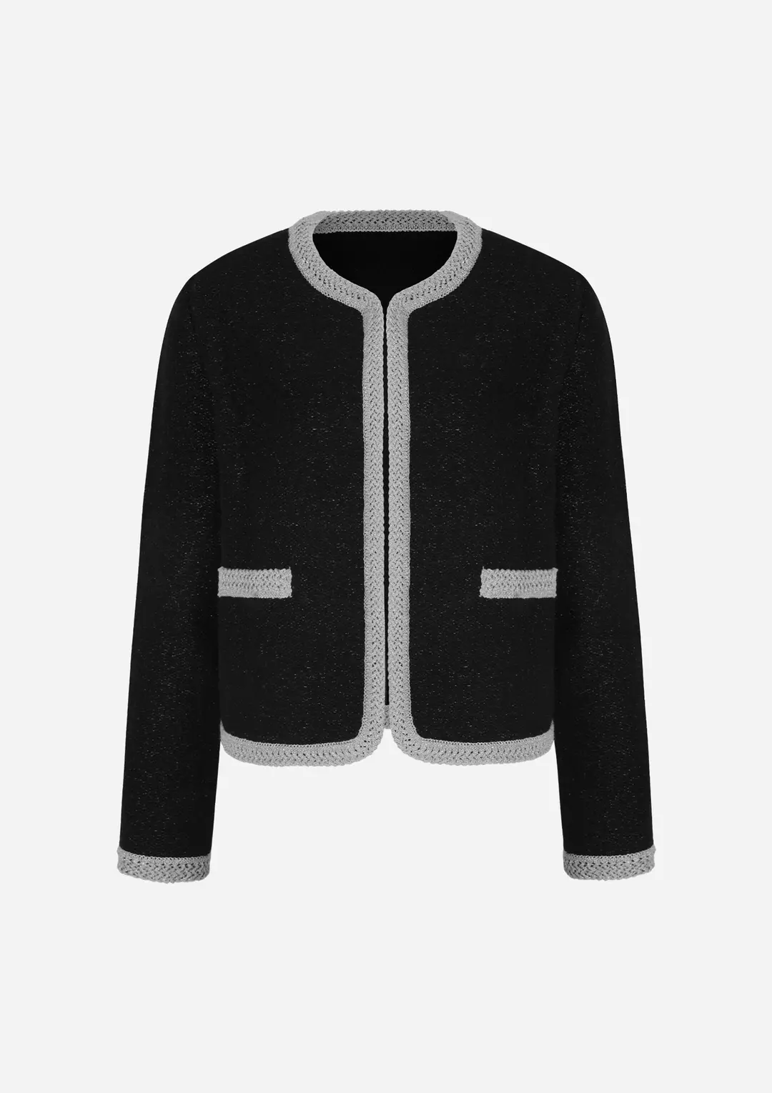 더로랑 Holiday knit jacket (Silver, Gold) 상품 이미지 2