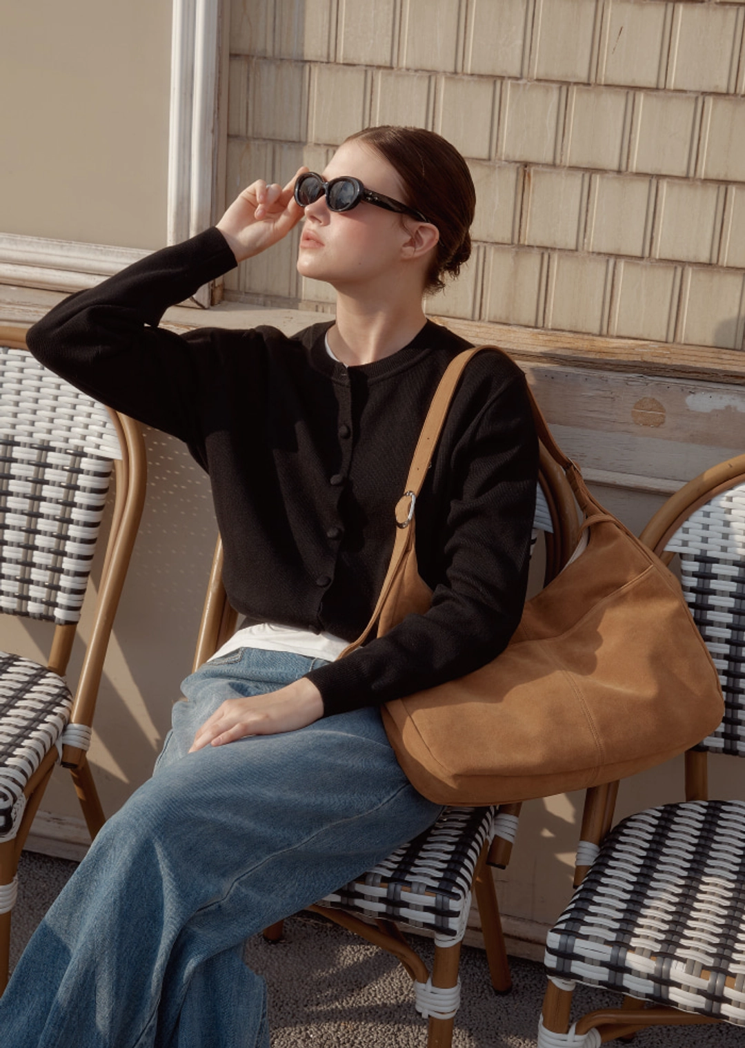 아노에틱 ANC SUEDE HOBO BAG_CAMEL 상품 이미지 3